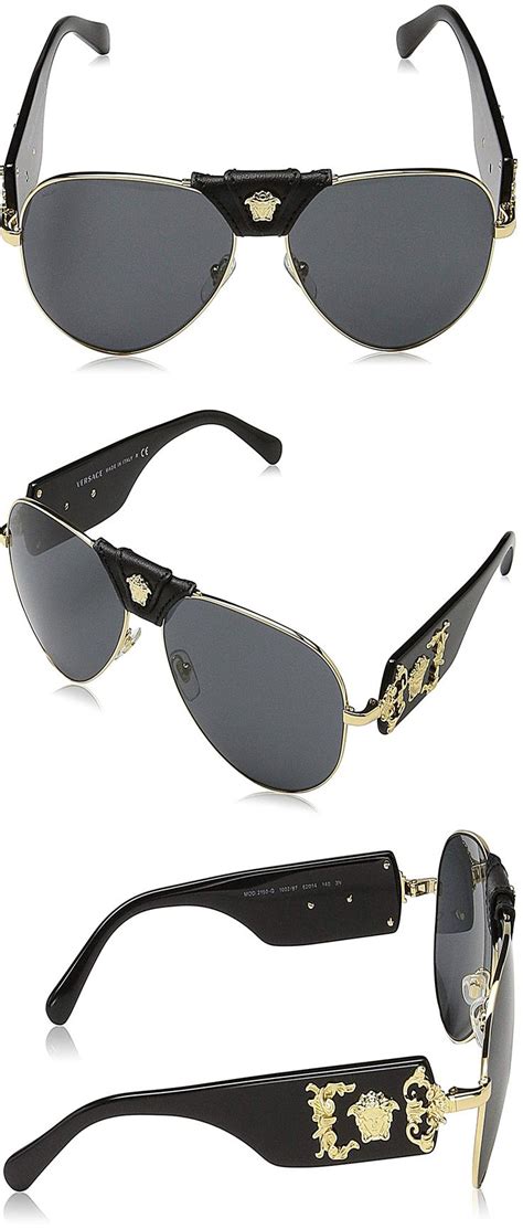 Versace Mens Sunglasses (VE2150) Metal 